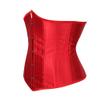 Grebrafan Women's Lace up Boned Brocade Waist Training Underbust Corsets Plus Size (US(18-20) 5XL, Red) view 2