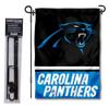 Carolina Panthers Garden Flag with Stand Holder view 1