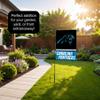 Carolina Panthers Garden Flag with Stand Holder view 4