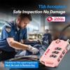 Forge TSA Approved Cable Luggage Locks, 2 Pink Locks, Re-settable Combination with Alloy Body view 2