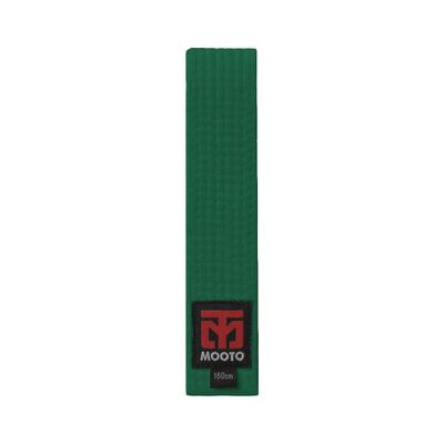 MOOTO Taekwondo Color Belts Single Wrap(Width 4cm) 8 Colors TKD MMA Martial Arts Hapkido Karate (Green, 1. Length(160cm or 63.0 inch))
