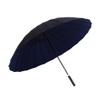 21 Inches Automatic Open Carbon Fiber Long-Handled Umbrella Reinforcement Windproof Sun Protection Outdoor Layers Umbrella Cloth Umbrellas 24 Thick Fiber Bracket (Color : Blue) view 1