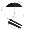 21 Inches Automatic Open Carbon Fiber Long-Handled Umbrella Reinforcement Windproof Sun Protection Outdoor Layers Umbrella Cloth Umbrellas 24 Thick Fiber Bracket (Color : Blue) view 3