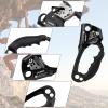 WILDKEN Climbing Hand Ascender Outdoor Mountaineering Tree Arborist Climbing Rappelling Equip Hand Ascender for 8-13MM Rope Left Right Hand Ascender view 4