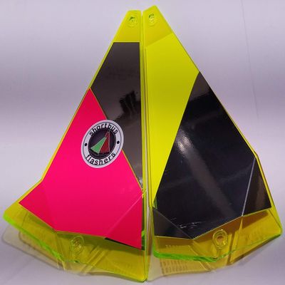 8" Fishing Flasher - Chrome Plated dj vu