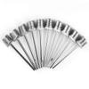 Famgee 100 Pcs Ball Pump Needles, Silver, Stainless Steel, Manual, Inflation Needle, Air Pump, Sports Balls, Football, Soccer, Basketball, Gym view 2