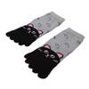 CH Child Todder Kids Children Mesh Thin Toe Socks Cute Cartoon Animal ShapedBreathable Socks Good For 3-7 Years Old, Black Cat view 1