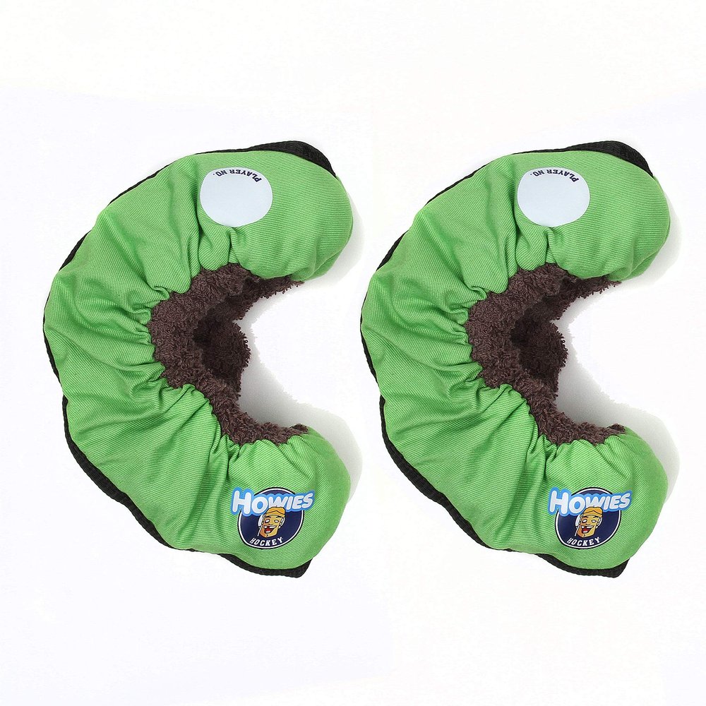 Howies Hockey Skate Guards - Ice Skate Soakers - Neon Green Senior Blade Protectors