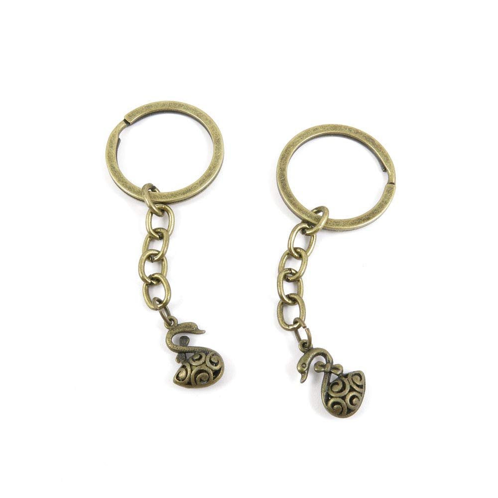 1 Items Keychain Keyring Key Tags Chains Rings Jewelry Bag Charms L5HP3 Swan Goose