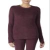 Cuddl Duds ClimateRight Women's Stretch Fleece Warm Underwear Long Sleeve Top (XS - Berry) view 1
