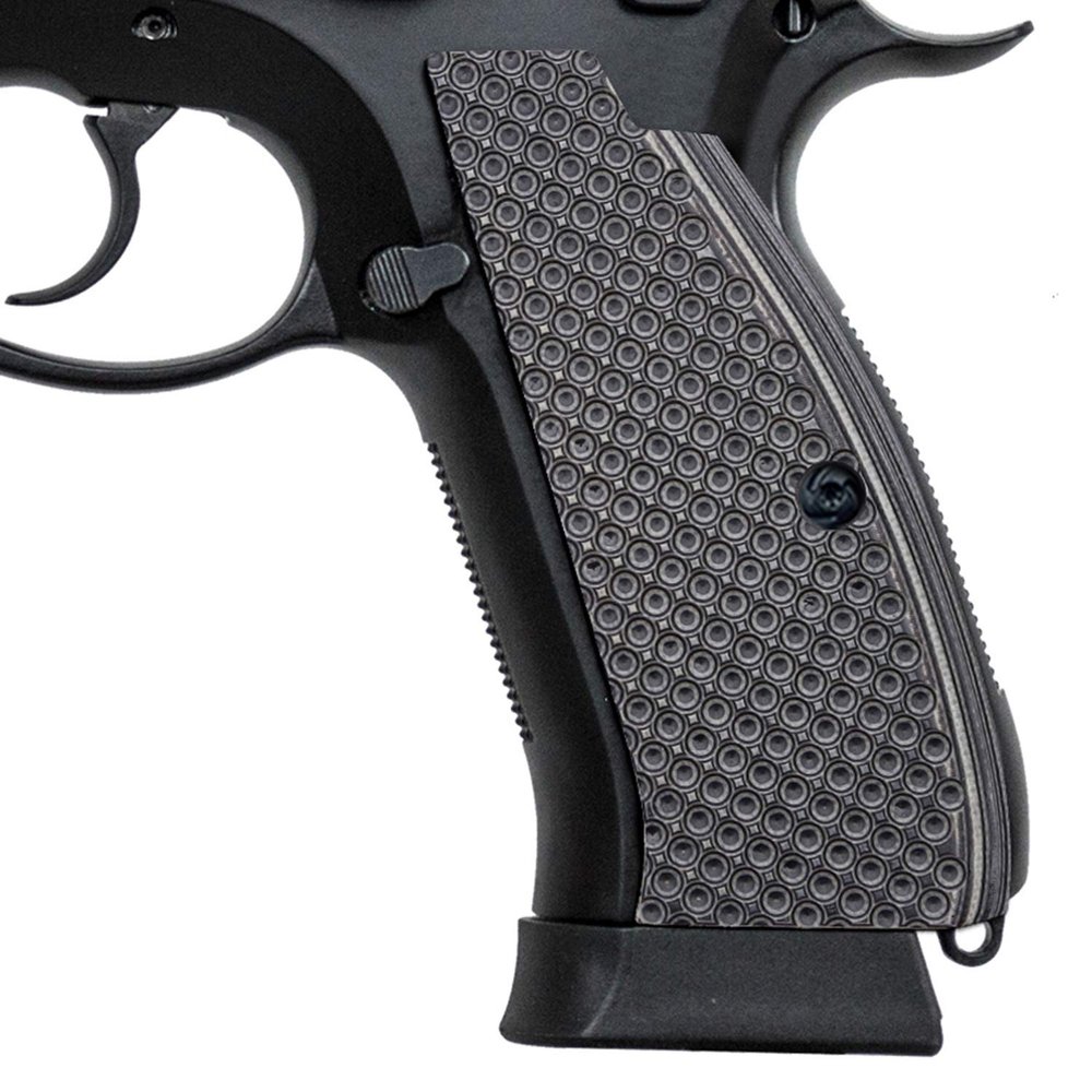 Guuun CZ75 G10 Grips Full Size CZ SP01 Grip Golf Ball Dimple Texture