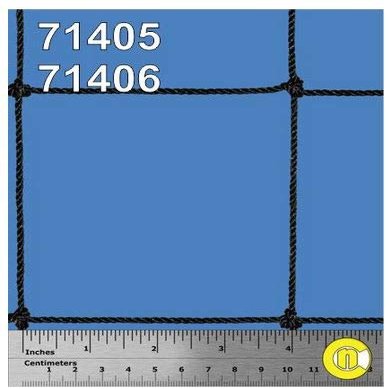 New Listing - Pack of 2 - White - Competitive Soccer Goal Nets - 8'H X 24'W X 4' Deep at The top and 10' Deep at The Bottom; Made of #36 Nylon, 4" mesh, Tape Bound. Lacing Cords Included.