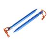 Aexit 10pcs 7-inch Home hardware Length Aluminum Alloy Tri-Beam Tent Stakes Blue w Reflective Rope Model:61as301qo196 view 2