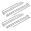 Aexit 4pcs 9.1-inch Home hardware Aluminium Alloy Sand Snow Tent Stake Silver Tone for Camping Hiking Model:92as517qo128 view 1