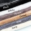 Jovono Women's Bride Wedding Faux Fur Shawl Wrap and Scarf for Women (Ivory) view 4