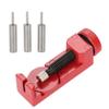 Watch Link Remover, Professional Adjuster Link repair Metal Bracelet Strap Pins Removal, Portable Watch Strap Repair Links Adjuster Device, Bracelet Watch Band Pin Watch Strap Repair Tools(Red) view 1