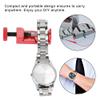 Watch Link Remover, Professional Adjuster Link repair Metal Bracelet Strap Pins Removal, Portable Watch Strap Repair Links Adjuster Device, Bracelet Watch Band Pin Watch Strap Repair Tools(Red) view 3