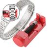Watch Link Remover, Professional Adjuster Link repair Metal Bracelet Strap Pins Removal, Portable Watch Strap Repair Links Adjuster Device, Bracelet Watch Band Pin Watch Strap Repair Tools(Red) view 4