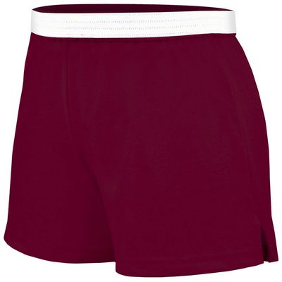 chass Practice Knit Short Maroon Y Large