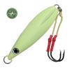 Fat Falling Knife Jigs 500g, 5 Pcs All Glow for Vertical Jigging, Luminous Finish, Ideal for Deep Sea & Saltwater Big Game Fishing view 4