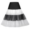 Kumeng Women's 50s Vintage Petticoat Half Slip Tutu Underskirt 25.59" Crinoline Rockabilly view 1