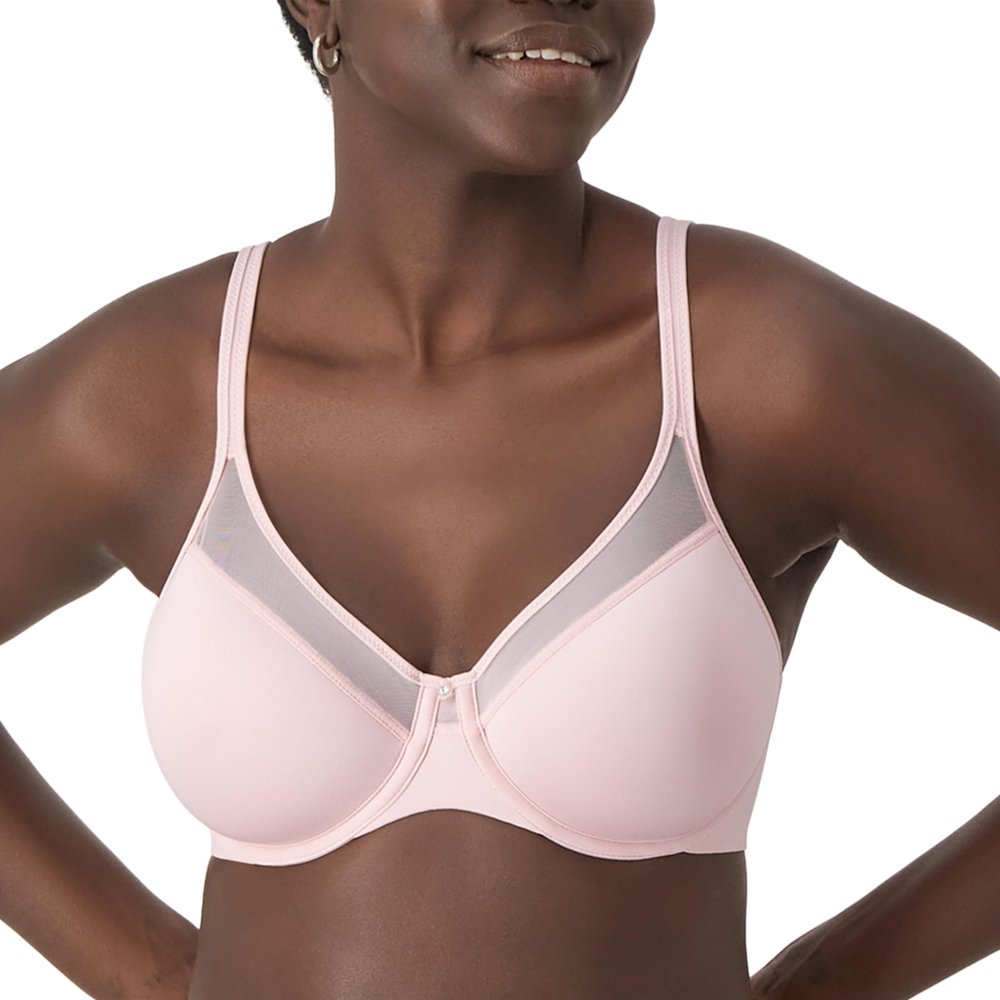 Bali Women's One Smooth U Ultra Light Convertible Bra DF3439, Hush Pink, 40D