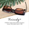 FEISEDY Classic Women Sunglasses Fashion Thick Square Sun Glasses Chunky Frame UV400 B2471 view 4