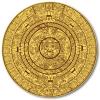 Mayan Calendar Round Metal 0.75" Lapel Pin Hat Shirt Pin Tie Tack Pinback view 2