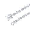 SHKA Tennis Bracelets for Women, Sterling Silver Diamond Bracelets for Women 925 Prime Jewelry, Rose Gold Dainty Bracelet for Women Trendy 6.75-7.25 Inch (Platinum 6.75 inch) view 3