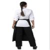 Chef Works Unisex Sustainable Bistro Apron, Black, One Size view 3