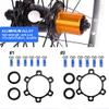 Dilwe Hub Conversion Adapter, 1 Pcs Alloy Front Rear Boost Hub Adapter Boost Hub Conversion with Washers Screws for DIY Bikes(100 * 15mm to 110 * 15mm(for Front)) view 4