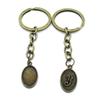 5 Items Keychain Keyring Key Tags Chains Rings Jewelry Bag Charms AA441 Y Alphabet Sign Tag view 1