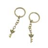 5 Items Keychain Keyring Key Tags Chains Rings Jewelry Bag Charms D6PT7 Crown Skeleton Key view 1