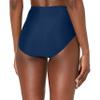 Catalina Women's High-Waisted Bikini Bottoms, Navy, Medium view 2
