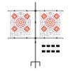 Highwild Adjustable Steel Paper Target Stand with 8 Clips view 1