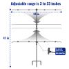 Highwild Adjustable Steel Paper Target Stand with 8 Clips view 2