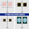 Highwild Adjustable Steel Paper Target Stand with 8 Clips view 3