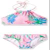 Kanu Surf Girls' Big Leonie Floral Halter Bikini Beach Sport 2-Piece Swimsuit, Pink, 8 view 1