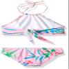 Kanu Surf Girls' Big Leonie Floral Halter Bikini Beach Sport 2-Piece Swimsuit, Pink, 8 view 2