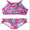 Kanu Surf Girls' Little Charlotte Floral Halter Tankini Beach Sport 2-Piece Swimsuit, Pink, 4 view 1