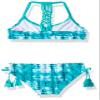 Kanu Surf Girls V-Neck Bikini Beach Sport 2-Piece Swimsuits, Willow Green Tie-dye, 7 view 2