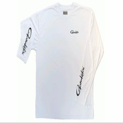 Gamakatsu T008W-XL T-Shirt Performance Ls White XL (1-Pack)