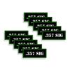 Speed Demon Hot Rod Shop Ammo Can Labels 357 SIG Ammunition Decals 357 SIG 10 Pack Adhesive Vinyl 3"x1.15" view 1