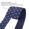 AWAYTR Kids Boys Adults Suspenders - 4 Sizes Sturdy Metal Clips Elastic Adjustable Suspender (31 inches (8 Years-5 Feet Tall),Navy Blue Polka Dot) view 4