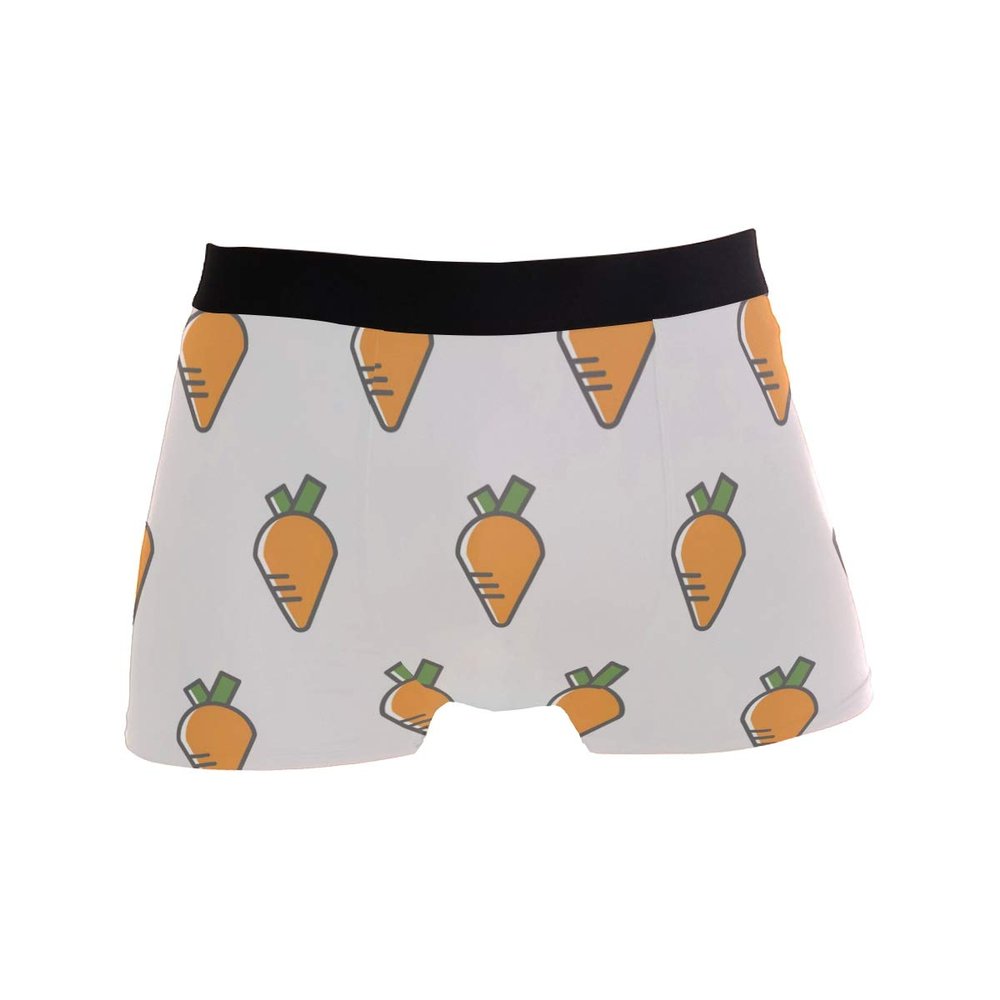 Easter Men's Underwear Little Carrot Men Boxer Briefs Comfort Soft Boxer Briefs