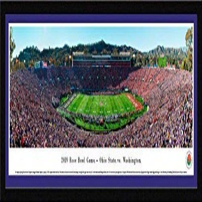 2019 Rose Bowl Game - Ohio State vs Washington - Purple Single Mat, Select Framed Picture by Blakeway Panoramas