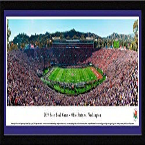 2019 Rose Bowl Game - Ohio State vs Washington - Purple Single Mat, Select Framed Picture by Blakeway Panoramas