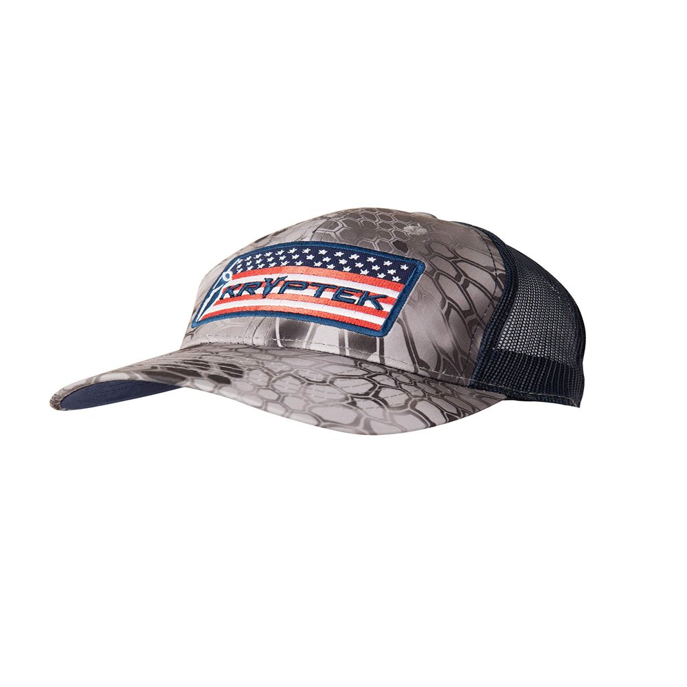 Kryptek American Warrior Camo Hat, Mesh Back