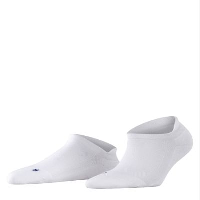 FALKE Women's Cool Kick Sneaker Socks, Breathable, Cooling Effect, Polyester, Ankle Length, Everyday Casual, White (White 2000), 8-9.5, 1 Pair