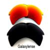 Galaxy Replacement lenses For Oakley Flak 2.0 XL Sunglasses Polarized Black/Red view 2